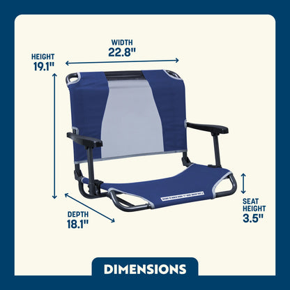 Big Comfort Stadium Chair™ with Armrests - Ready Routine