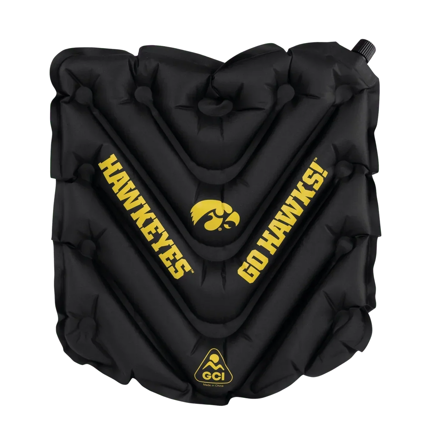 College V Seat™ Inflatable Stadium Cushion - Iowa Hawkeyes - Ready Routine