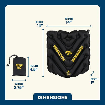 College V Seat™ Inflatable Stadium Cushion - Iowa Hawkeyes - Ready Routine