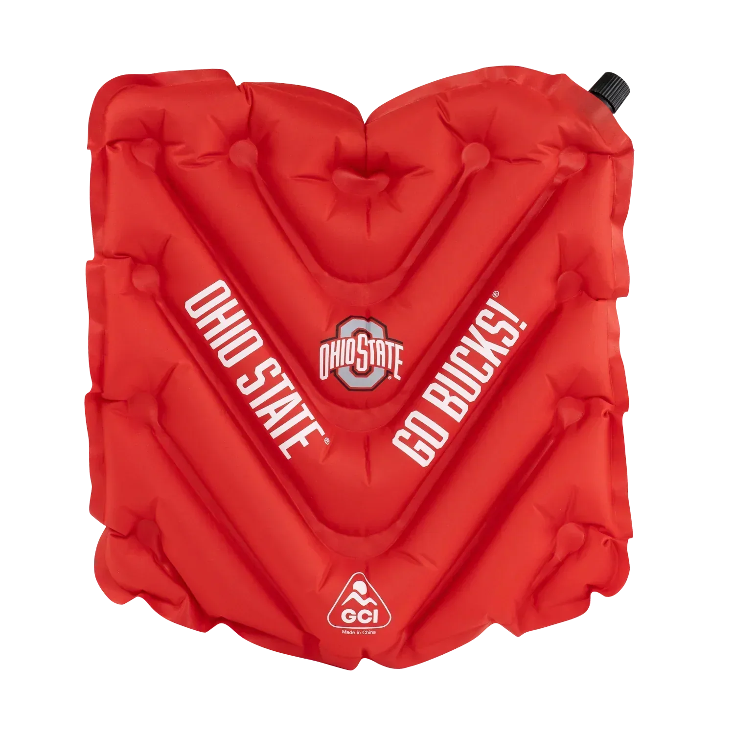 College V Seat™ Inflatable Stadium Cushion - Ohio State Buckeyes - Ready Routine
