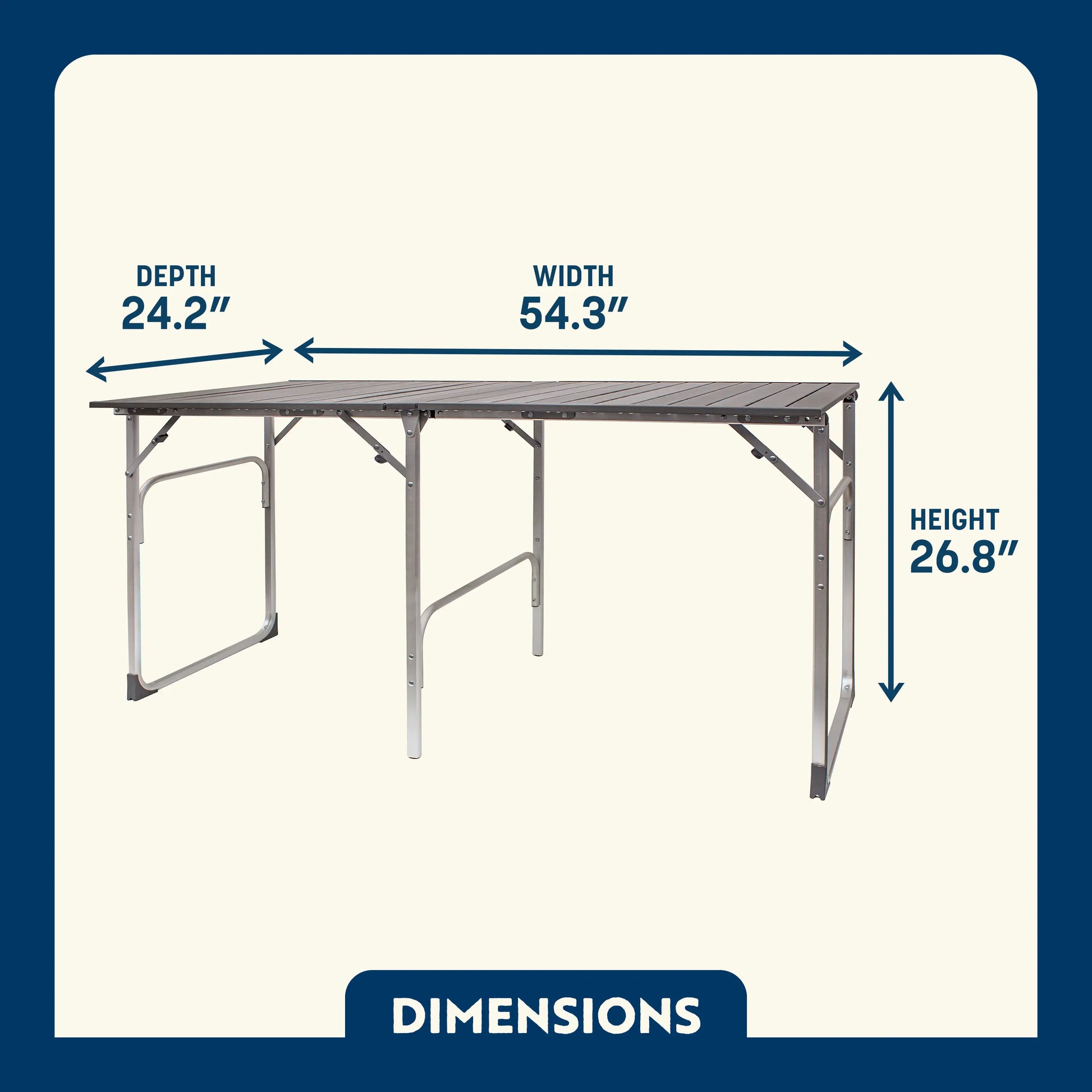 Slim-Fold Table - Classic Finish