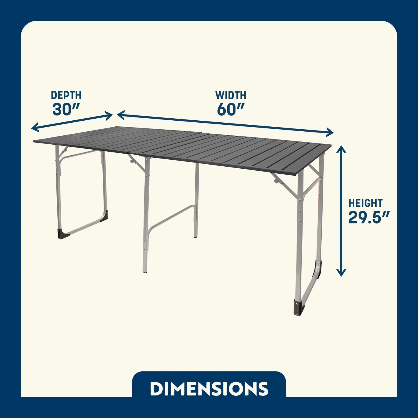 Slim-Fold Table XL™ - Fresh Routine
