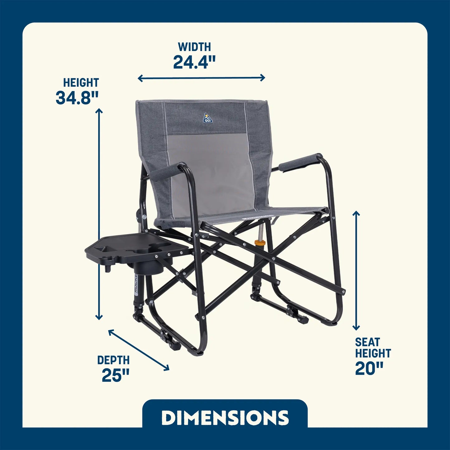Freestyle Rocker™ with Side Table - Clean Bundle
