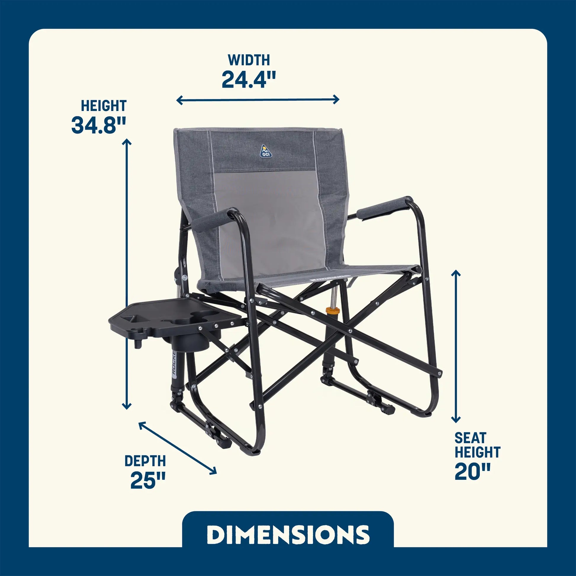 Freestyle Rocker™ with Side Table - Clean Bundle