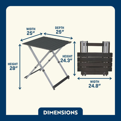Compact Camp Table 25™ - Easy Choice