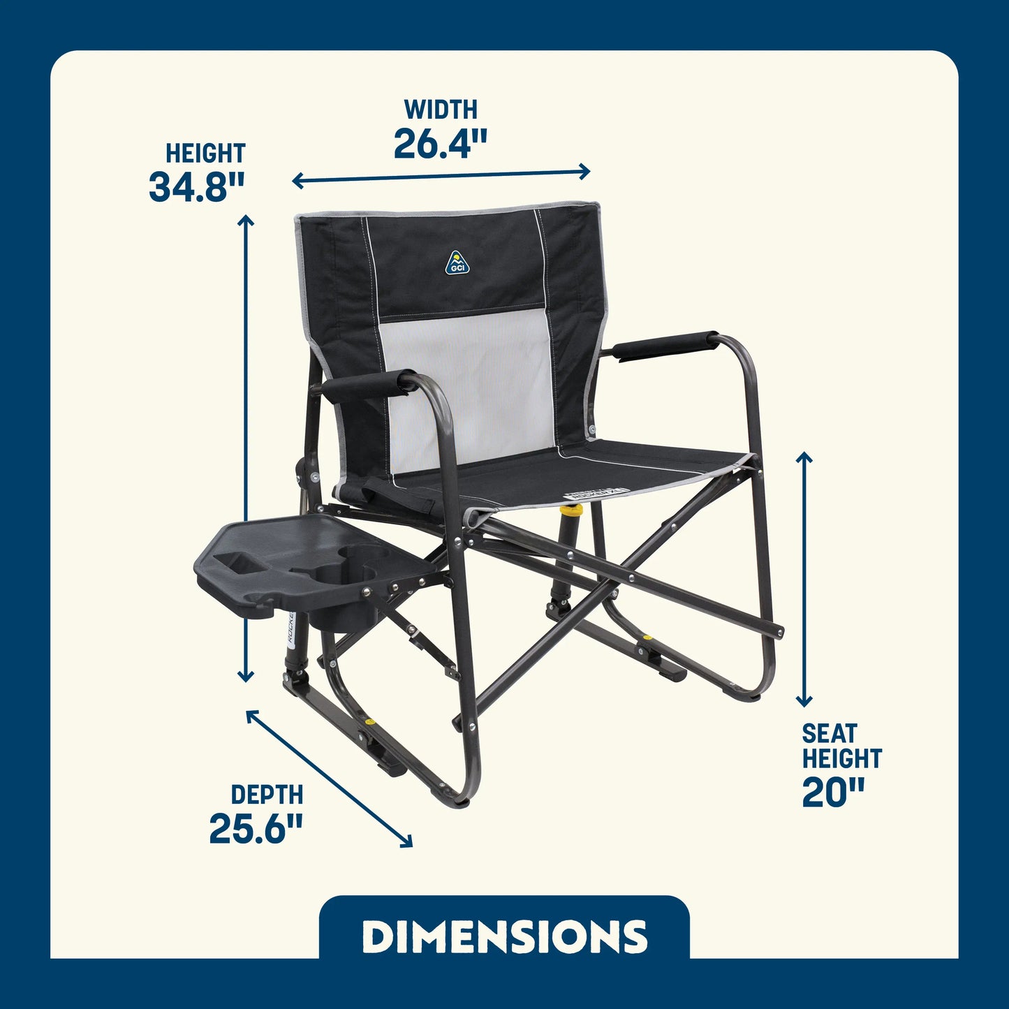 Freestyle Rocker XL™ with Side Table - Weekend Pair