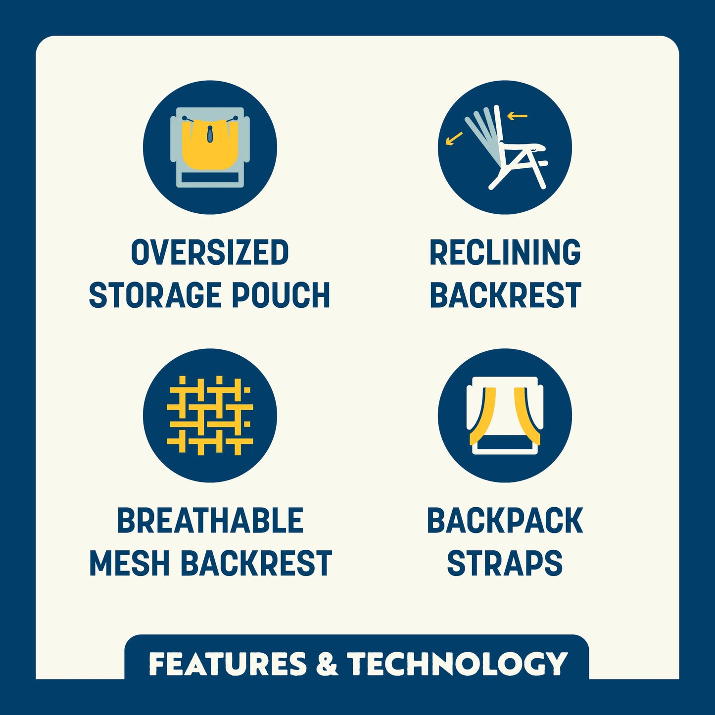Backpack Beach Chair™ - Daily Set