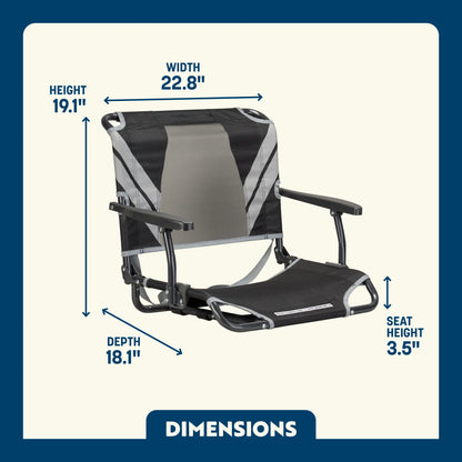 Big Comfort Stadium Chair™ with Armrests - Ready Routine