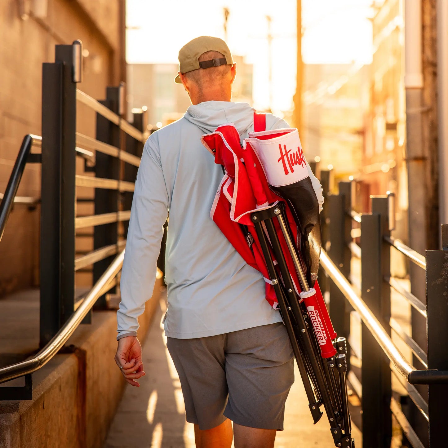 College Comfort Pro Rocker™ - Nebraska Cornhuskers - Essential Set