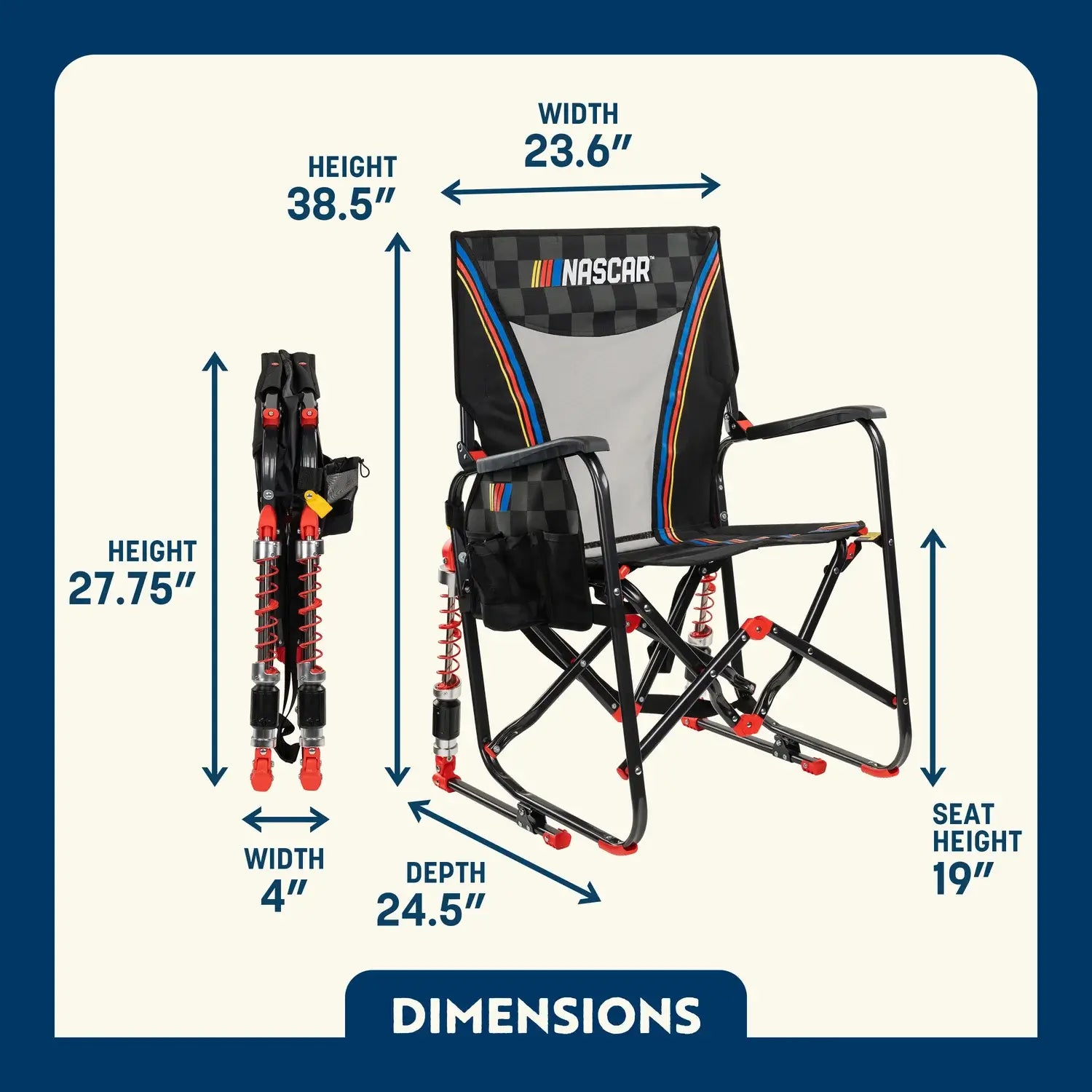 Adjustable Rocker™ - NASCAR - Gift Ready